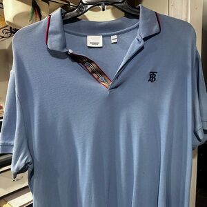 Burberry original Light Blue Polo Shirt